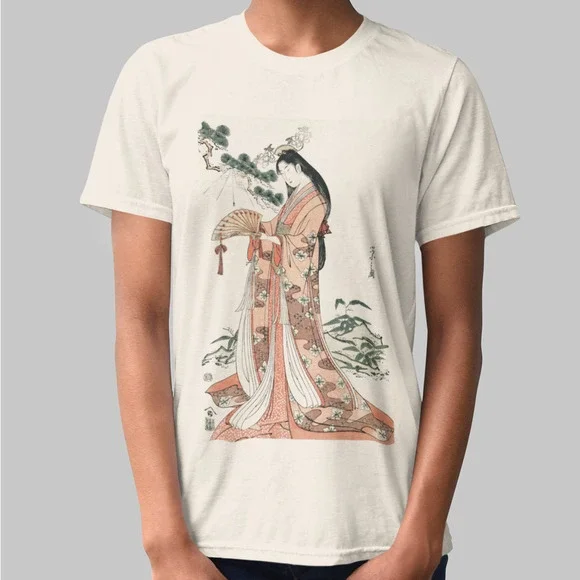 Sotoori Hime Japanese Geisha Woman Tee - Picture 5 of 5